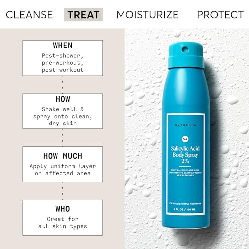 Naturium Salicylic Acid Body Spray 2% - Blemish-Fighting & Pore Treatment with Niacinamide & Encapsulated Salicylic Acid, 4 oz - görsel 4