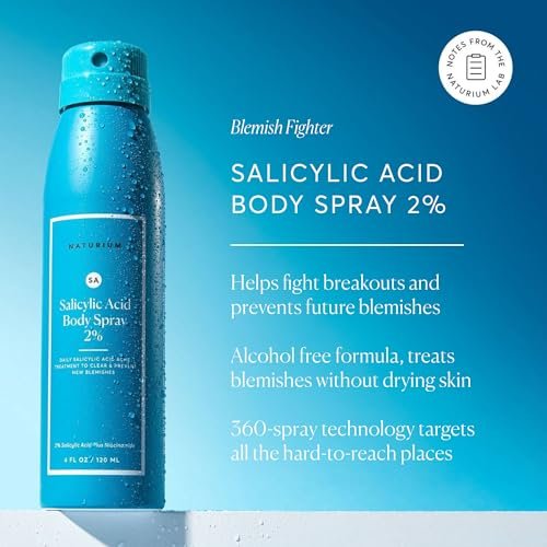 Naturium Salicylic Acid Body Spray 2% - Blemish-Fighting & Pore Treatment with Niacinamide & Encapsulated Salicylic Acid, 4 oz - görsel 8