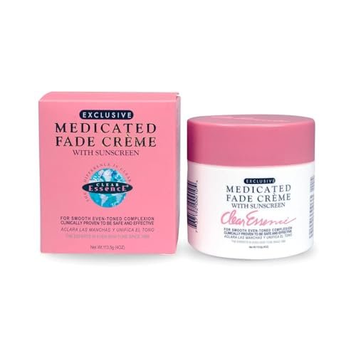 Clear Essence Exclusive Medicated Fade Creme with Sunscreen - Fade Cream for Dark Spots - Beauty Cream for Glowing Skin Complexion - Skin Care (4 Oz.) - görsel 2