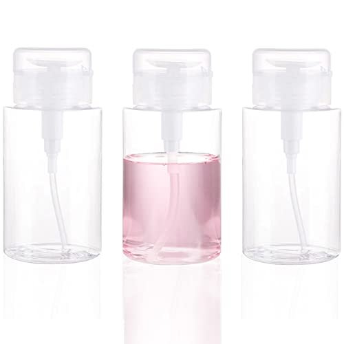 3 Pack Push Down Pump Dispenser Empty Push – Push Down Pump Action: Simply press the top to dispense the desired – Image 2