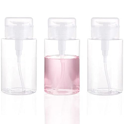3 Pack Push Down Pump Dispenser Empty Push – Push Down Pump Action: Simply press the top to dispense the desired – Image 2