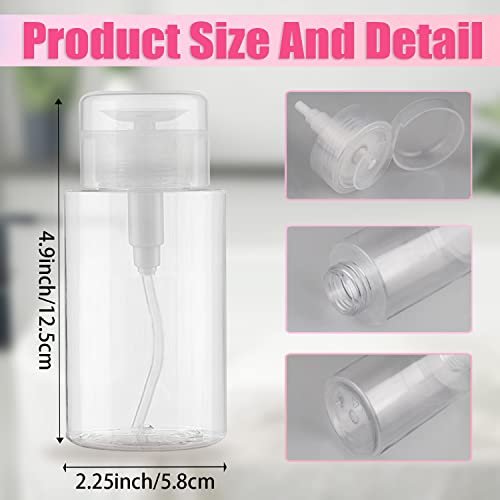 3 Pack Push Down Pump Dispenser Empty Push – Easy to Refill: The wide mouth opening makes filling and cleaning – Image 6