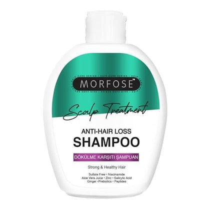 Morfose Scalp Treatment Anti-Hair Loss Shampoo - 10.14 Fl Oz - Green