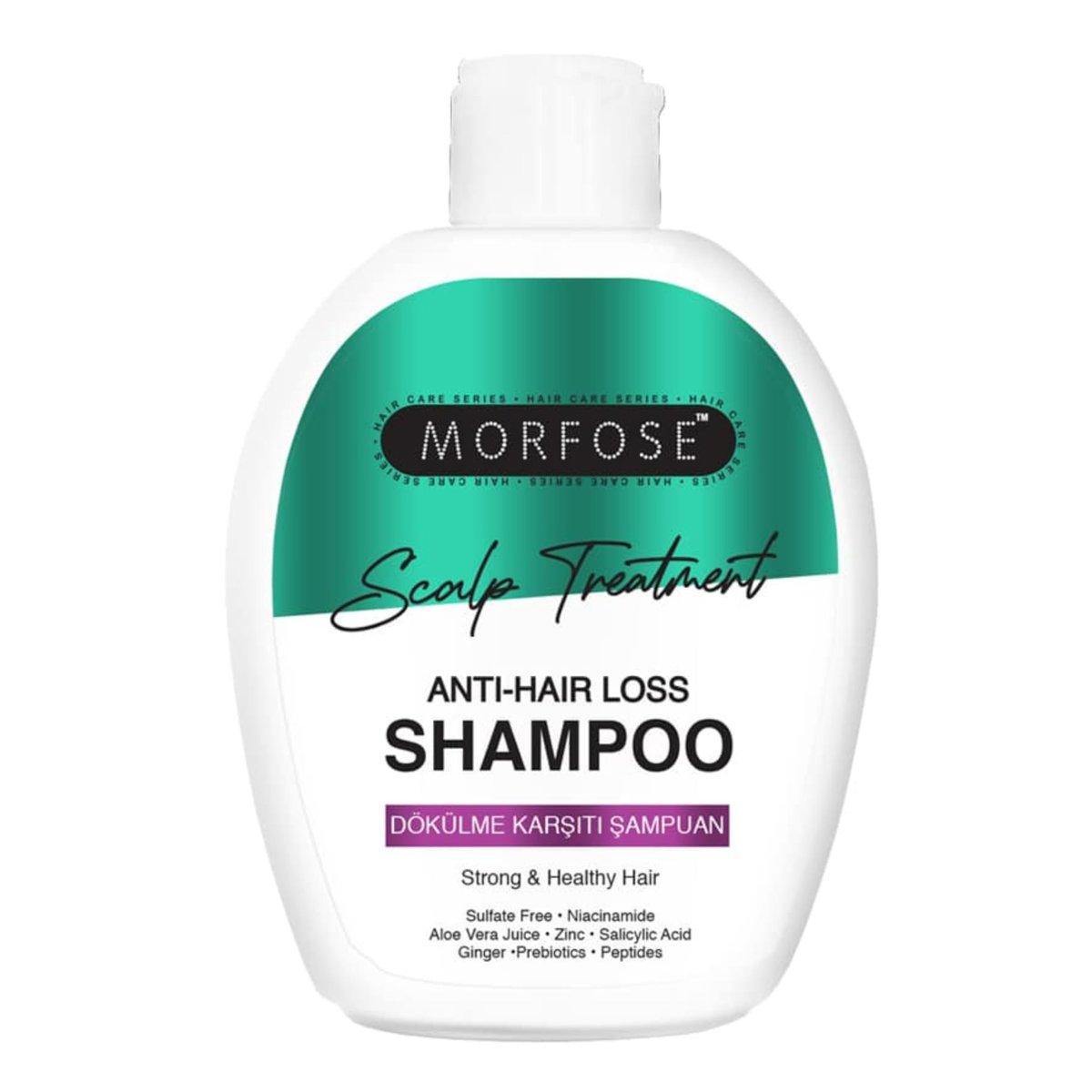 Morfose Scalp Treatment Anti-Hair Loss Shampoo - 10.14 Fl Oz - Green - görsel 1