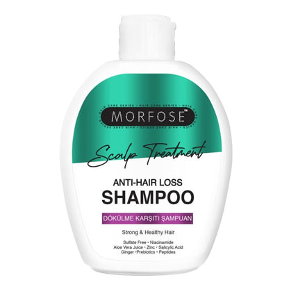 Morfose Scalp Treatment Anti-Hair Loss Shampoo - 10.14 Fl Oz - Green