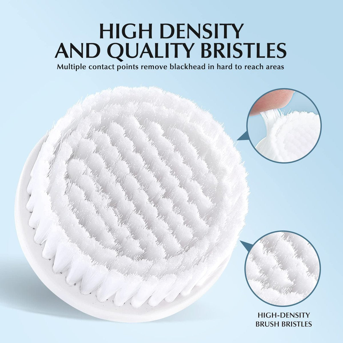 Only Compatible with COSLUS 7IN1 FBS-D Face Cleansing Brush Replacement Heads 4 PCS - görsel 7