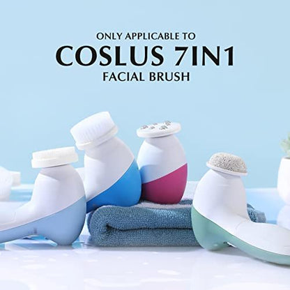 Only Compatible with COSLUS 7IN1 FBS-D Face Cleansing Brush Replacement Heads 4 PCS