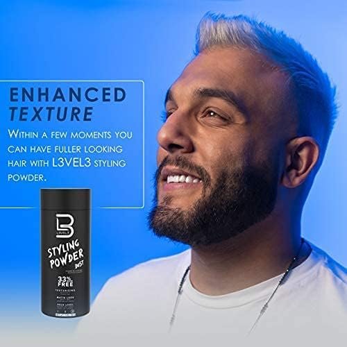 L3 Level 3 Spider Wax - Long Lasting Strong Hold Hair Wax for Men - 5 oz Avelisse