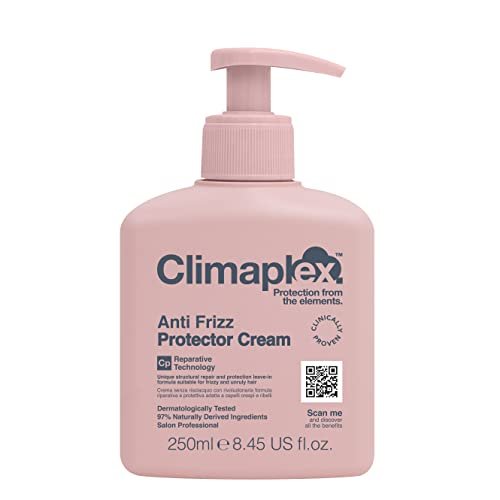 Climaplex Anti Frizz Protector Cream - Heat & UV Shield, Healthy Scalp, Silky Hair - Vegan & Cruelty Free - 8.45 oz - görsel 1