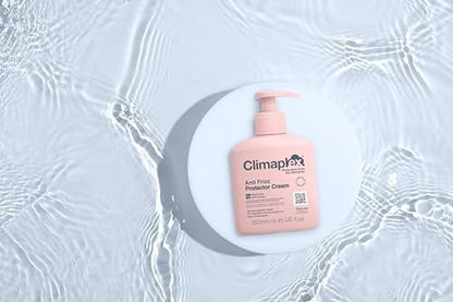 Climaplex Anti Frizz Protector Cream - Heat & UV Shield, Healthy Scalp, Silky Hair - Vegan & Cruelty Free - 8.45 oz
