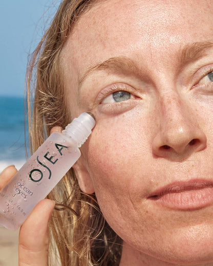 OSEA Ocean Eyes Age-Defying Eye Serum – Anti-Aging Treatment for Dark Circles & Puffiness with Cooling Roller Ball, Hyaluronic Acid & Peptides – Vegan & Cruelty-Free Clean Skincare Avelisse