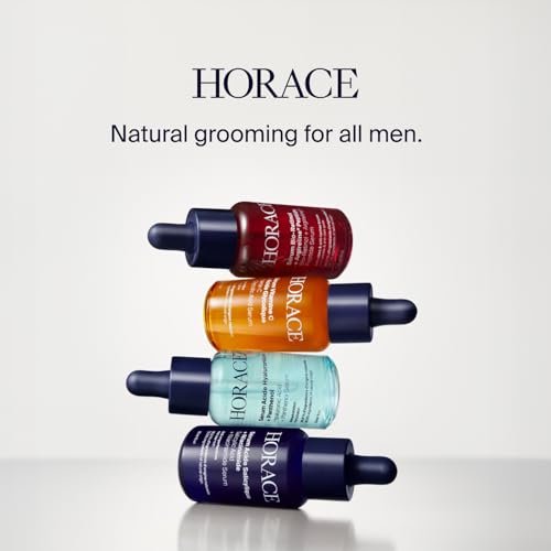 HORACE Hyaluronic Acid + Panthenol Face Serum for Men – Advanced Moisturising Facial Treatment for Dry Skin, Dehydration Lines, and Elasticity – Vegan Skincare for All Skin Types – Unscented, 30ml Avelisse