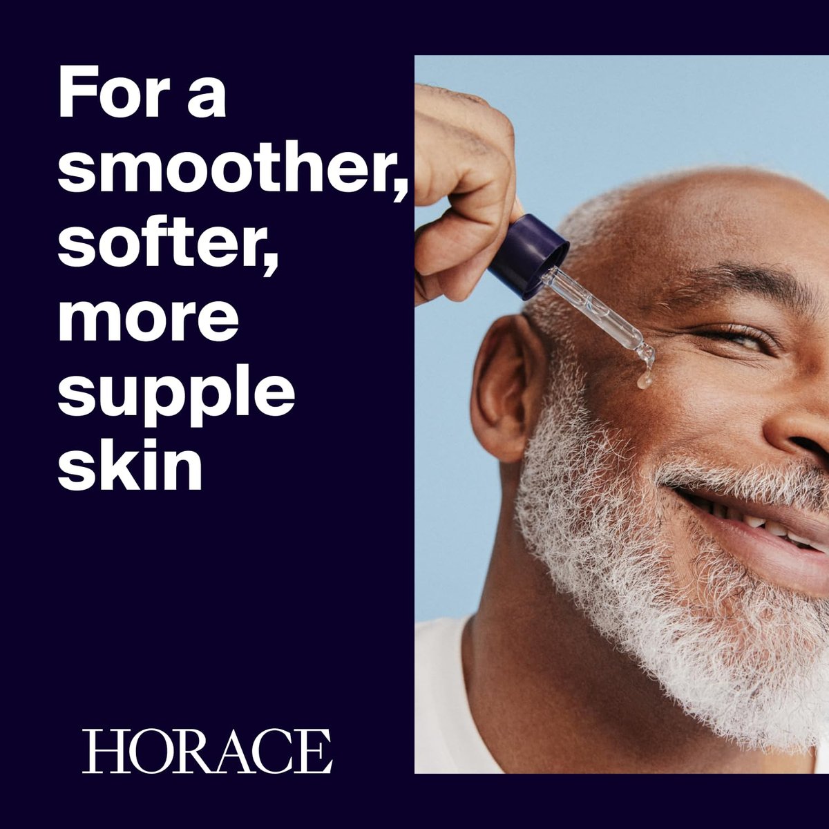 HORACE Hyaluronic Acid + Panthenol Face Serum for Men – Advanced Moisturising Facial Treatment for Dry Skin, Dehydration Lines, and Elasticity – Vegan Skincare for All Skin Types – Unscented, 30ml Avelisse