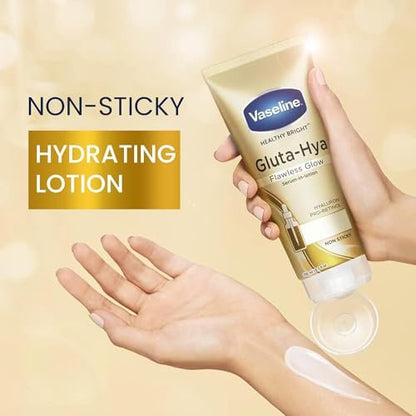 Vaseline Gluta-Hya Serum-In-Lotion, Lightweight Moisturizing Body Lotion, 200 ml / 6.7 fl oz