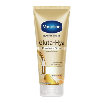 Vaseline Gluta-Hya Serum-In-Lotion, Lightweight Moisturizing Body Lotion, 200 ml / 6.7 fl oz