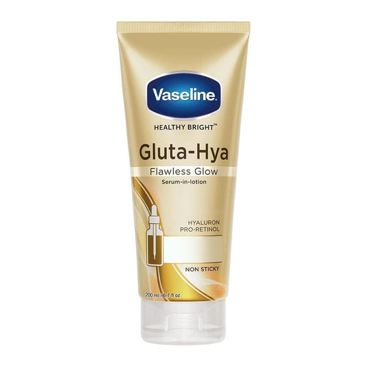 Vaseline Gluta-Hya Serum-In-Lotion, Lightweight Moisturizing Body Lotion, 200 ml / 6.7 fl oz