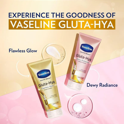 Vaseline Gluta-Hya Serum-In-Lotion, Lightweight Moisturizing Body Lotion, 200 ml / 6.7 fl oz