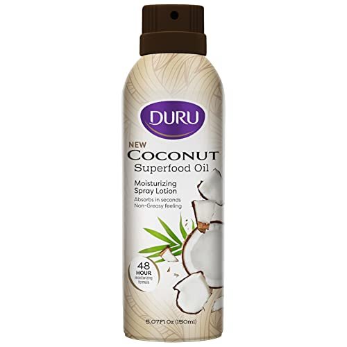 Duru Coconut Moisturizing Spray Lotion - 48 Hour Moisture Body Lotion with Coconut Oil, 5 oz - görsel 2