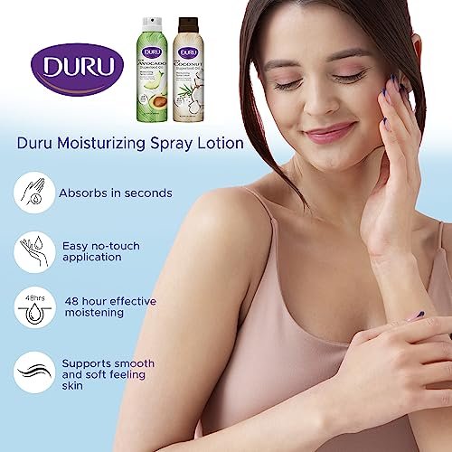 Duru Avocado Moisturizing Spray Lotion – 48 Hour Hydration Body Lotion with Avocado Oil (5 oz) - görsel 10