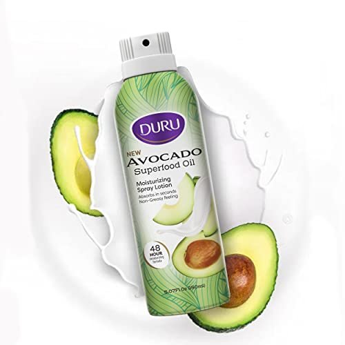 Duru Avocado Moisturizing Spray Lotion – 48 Hour Hydration Body Lotion with Avocado Oil (5 oz) - görsel 12