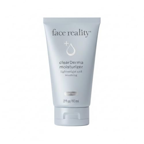 Face Reality Skincare Clearderma Moisturizer - 1 Fl Oz, Oil-Free Hydration for Acne-Prone Skin Avelisse