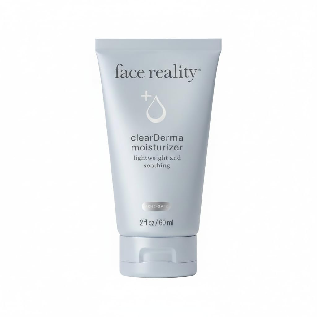 Face Reality Skincare Clearderma Moisturizer - 1 Fl Oz, Oil-Free Hydration for Acne-Prone Skin Avelisse