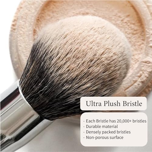 TADA Natural Beauty Kabuki Brush for Foundation, Powder, Blush & Bronzer - Premium Makeup Brush for Liquid, Powder & Cream - görsel 10