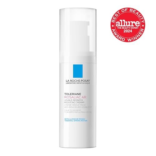 La Roche-Posay Toleriane Rosaliac AR Visible Redness Reducing Cream - Color Correcting Face Moisturizer for Sensitive Skin with Green Pigments, Soothing and Hydrating, 1.35 Fl Oz Avelisse
