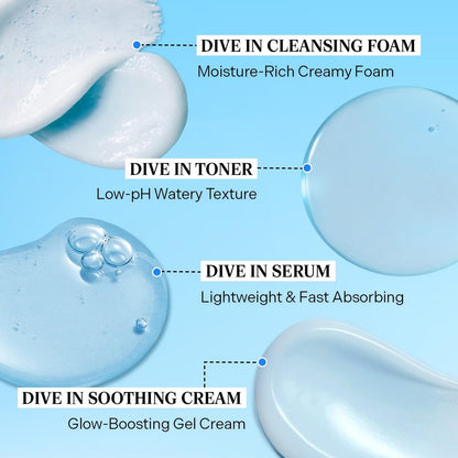 Torriden DIVE IN Trial Kit | Hyaluronic Acid Daily Skincare Set for Hydration & Travel