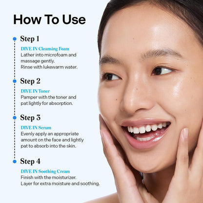 Torriden DIVE IN Trial Kit | Hyaluronic Acid Daily Skincare Set for Hydration & Travel