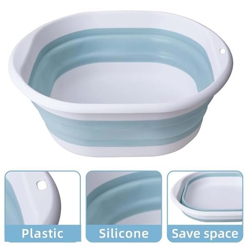 Tlswshsy Portable Pool Foot Bath - Collapsible Pool Foot Wash Basin Tub for Above Ground Swimming Pools Accessories Avelisse