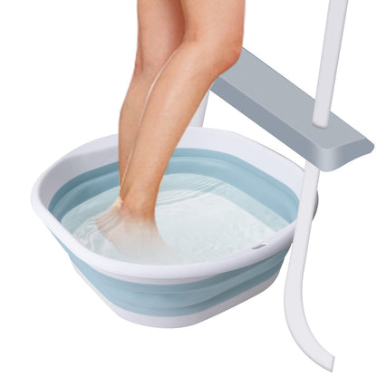 Tlswshsy Portable Pool Foot Bath - Collapsible Pool Foot Wash Basin Tub for Above Ground Swimming Pools Accessories Avelisse