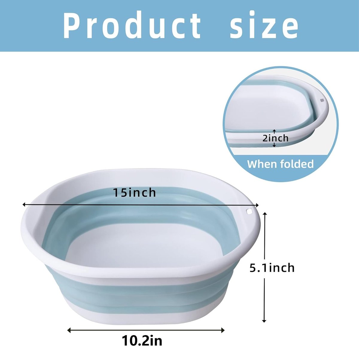 Tlswshsy Portable Pool Foot Bath - Collapsible Pool Foot Wash Basin Tub for Above Ground Swimming Pools Accessories Avelisse