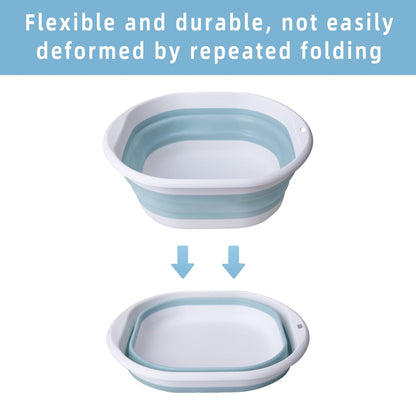 Tlswshsy Portable Pool Foot Bath - Collapsible Pool Foot Wash Basin Tub for Above Ground Swimming Pools Accessories Avelisse