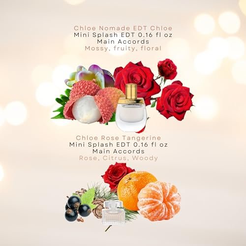 Chloe Perfume for Women Mini Variety Gift Set – 4-Piece Splash Collection, 0.17 Fl Oz Each Avelisse