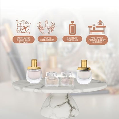 Chloe Perfume for Women Mini Variety Gift Set – 4-Piece Splash Collection, 0.17 Fl Oz Each Avelisse