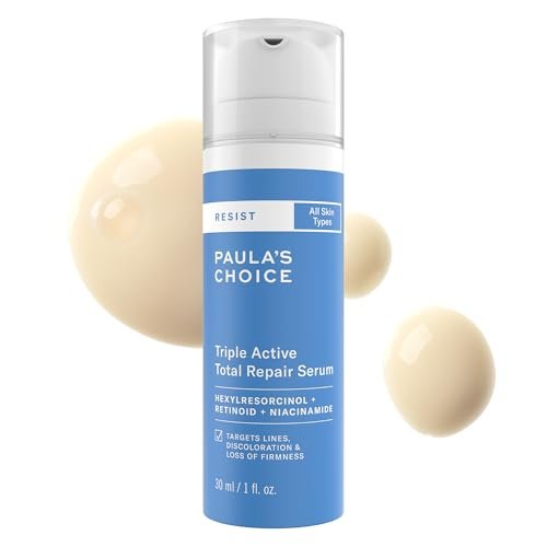 Paula's Choice RESIST Triple Active Total Repair Serum – 3-in-1 Anti-Aging Serum with Niacinamide & Retinoid for Wrinkles, Dark Spots & Firmness, Fragrance-Free, 1 Fl Oz Avelisse