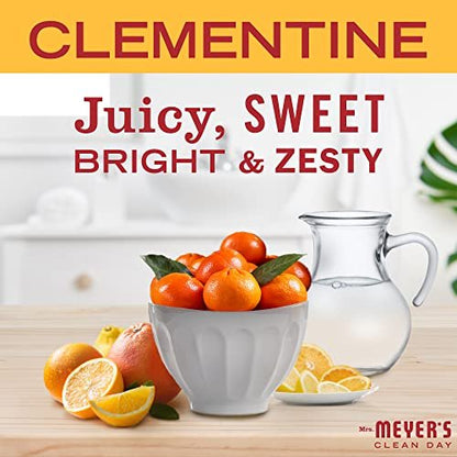 Mrs. Meyer's Clean Day Moisturizing Body Wash, Clementine, 16 oz (Pack of 3) - Gentle Shower Gel with Essential Oils for Women and Men Avelisse