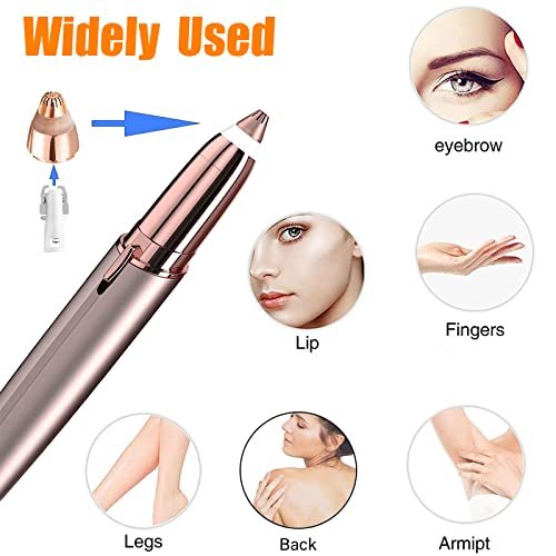 4 Pack Replacement Heads for Flawless Hair Remover with 2 Cleaning Brushes – Compatible with Finishing Touch Flawless Facial Hair Remover - görsel 12