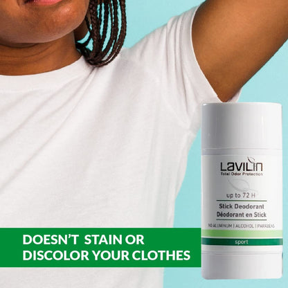 Lavilin Aluminum Free Natural Deodorant for Women and Men - Up to 72 Hours Odor Control, 2.2 oz Avelisse
