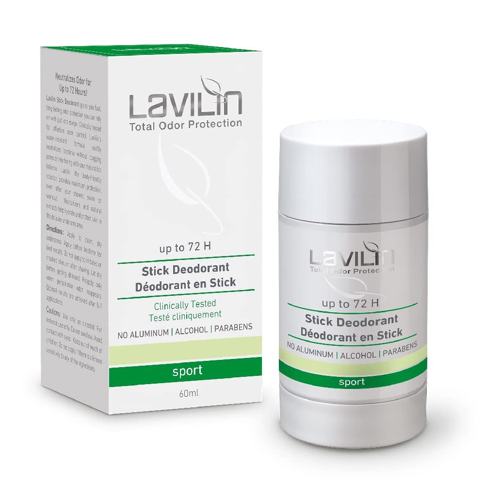 Lavilin Aluminum Free Natural Deodorant for Women and Men - Up to 72 Hours Odor Control, 2.2 oz Avelisse
