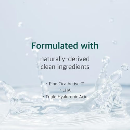 ROUND LAB Pine Calming Cica Pad - 50 Cooling Toner Pads with Pine Cica, BHA+LHA & Hyaluronic Acid for Acne-Prone Skin, Korean Skincare Avelisse