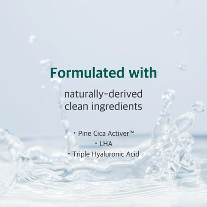 ROUND LAB Pine Calming Cica Pad - 50 Cooling Toner Pads with Pine Cica, BHA+LHA & Hyaluronic Acid for Acne-Prone Skin, Korean Skincare Avelisse