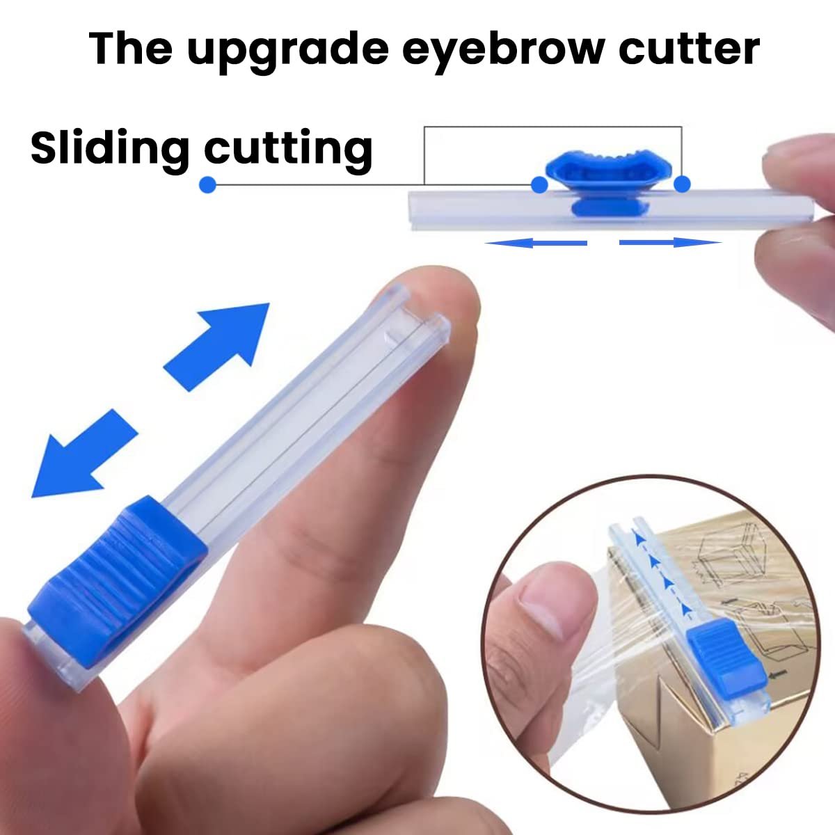 AIYUENCICI Disposable Eyebrow Tattoo Plastic Wrap Preservative Film with Microblading Kit for Lip Blush, Eyebrow Lamination Lash Lift Permanent Make Up Cling Cover Tape Roll Transparent 2 Pack - görsel 5
