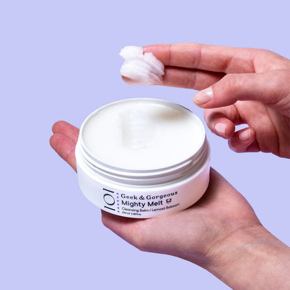 Geek & Gorgeous Mighty Melt Cleansing Balm – Gentle Makeup Remover for All Skin Types, 3.31 oz Avelisse