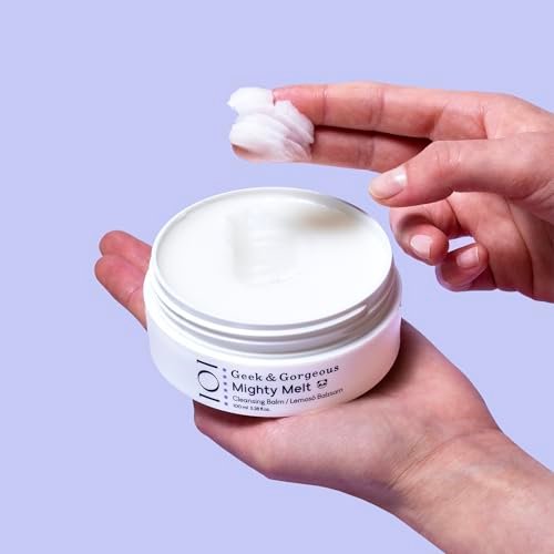 Geek & Gorgeous Mighty Melt Cleansing Balm – Gentle Makeup Remover for All Skin Types, 3.31 oz Avelisse