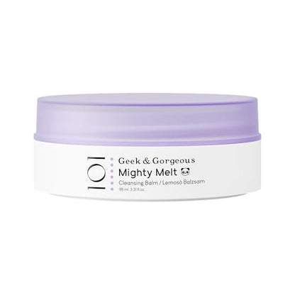 Geek & Gorgeous Mighty Melt Cleansing Balm – Gentle Makeup Remover for All Skin Types, 3.31 oz Avelisse