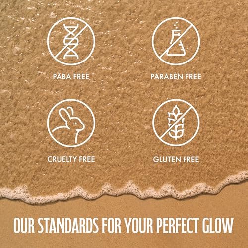 Brown Sugar Dipped in Dark Tanning Lotion - Double Dark 400X Bronzer with Hyaluronic Acid, Collagen & Tattoo Enhancers, 13.5 Fl Oz Avelisse