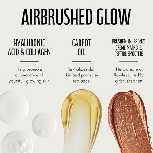 Brown Sugar Dipped in Dark Tanning Lotion - Double Dark 400X Bronzer with Hyaluronic Acid, Collagen & Tattoo Enhancers, 13.5 Fl Oz Avelisse