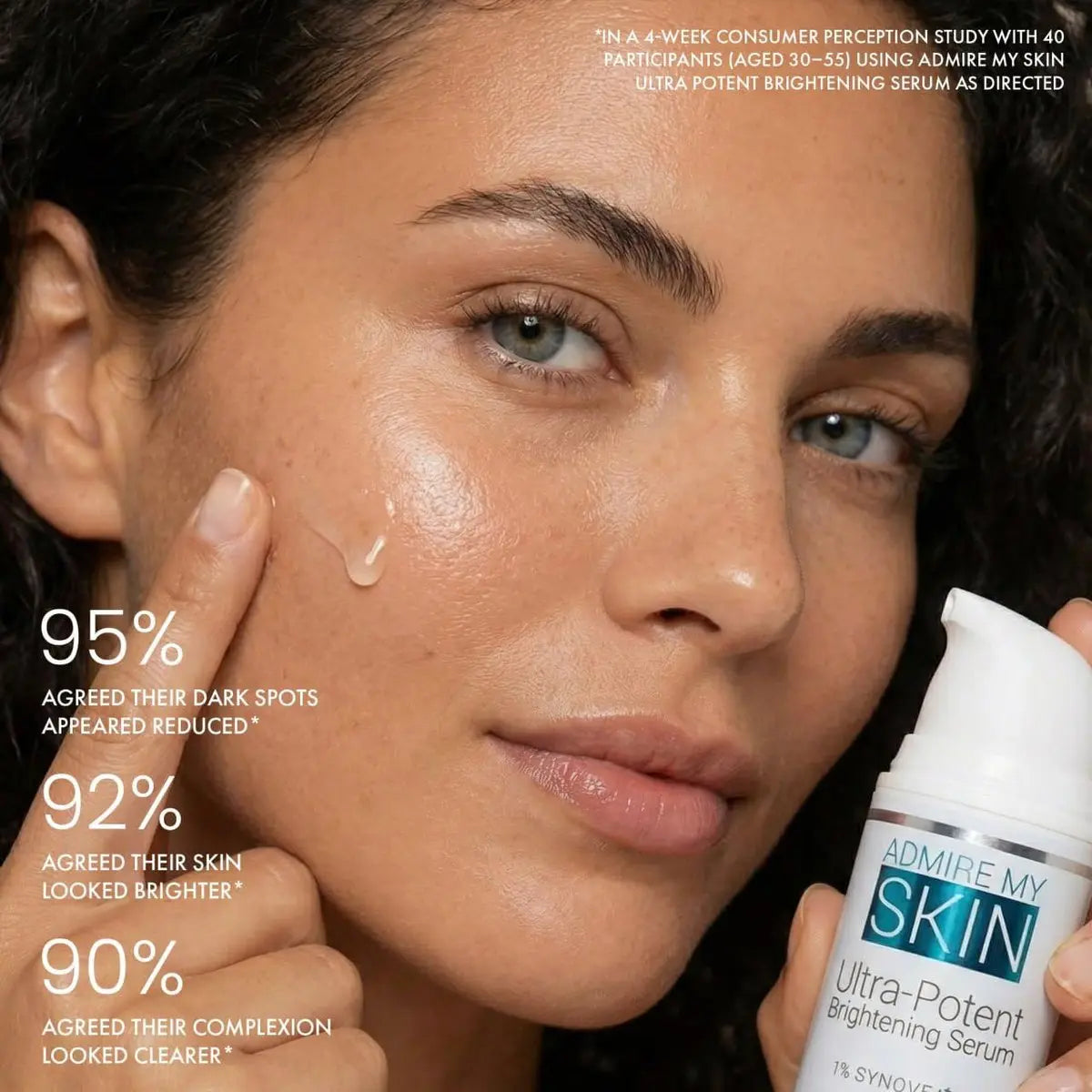 Admire My Skin Dark Spot Corrector Remover for Face - Brightening Discoloration Correcting Serum with Kojic Acid and Azelaic Acid for Melasma and Sun Spots 1oz Avelisse